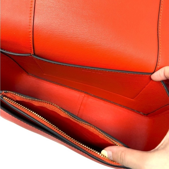 Celine Phoebe Philo Red Frame Box Crossbody Bag – Iconic Structured Leather - Picture 10 of 11